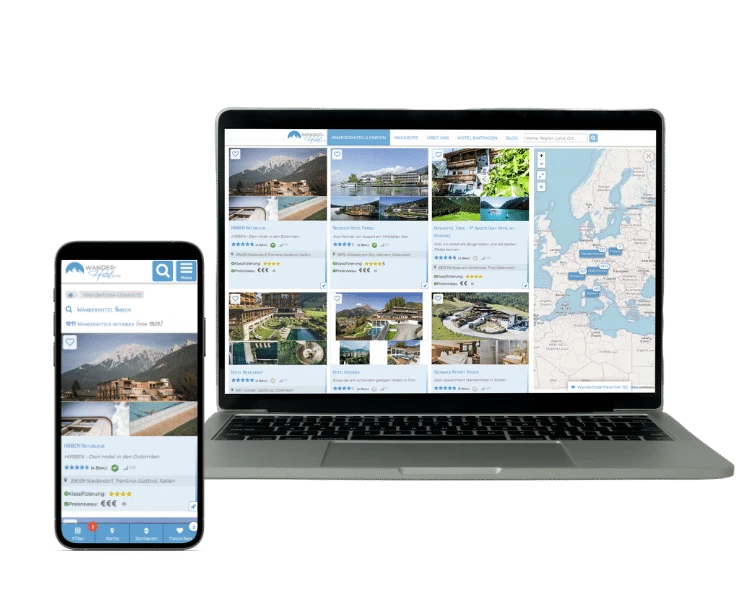 Mockups der Suchseite