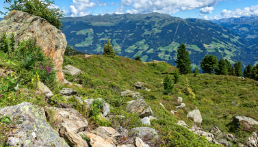 Landschaft im Zillertal