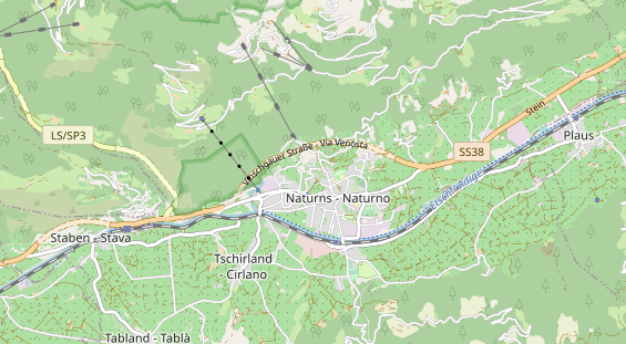 Wanderhotel auf Karte