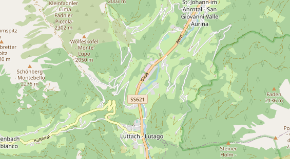 Wanderhotel auf Karte