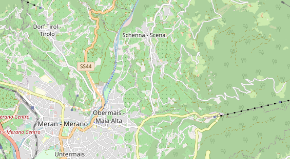 Wanderhotel auf Karte