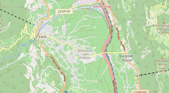 Wanderhotel auf Karte