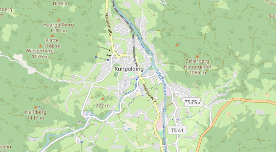 Wanderhotel auf Karte