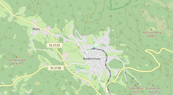 Wanderhotel auf Karte