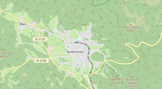 Wanderhotel auf Karte