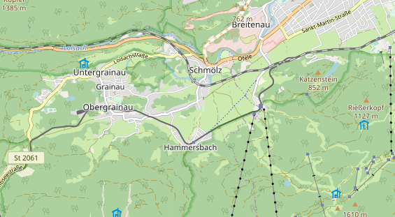 Wanderhotel auf Karte
