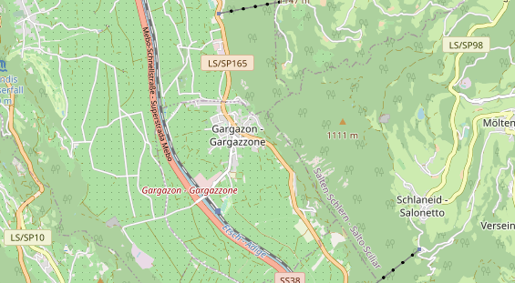 Wanderhotel auf Karte