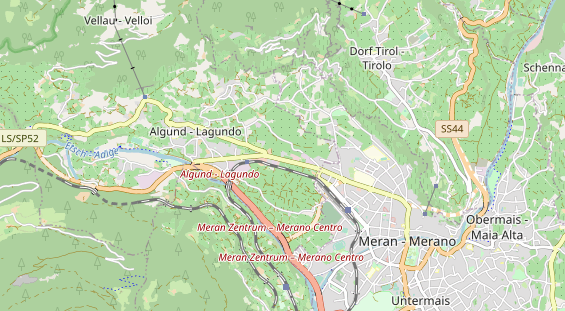 Wanderhotel auf Karte