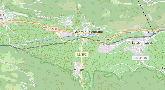 Wanderhotel auf Karte