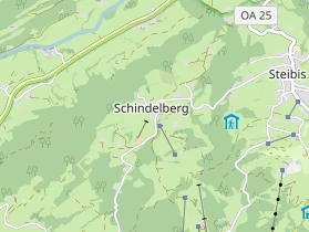 Wanderhotel auf Karte