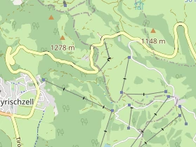 Wanderhotel auf Karte