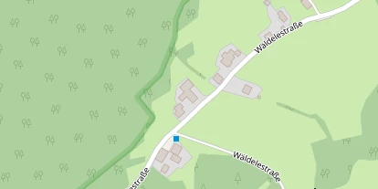 Wanderhotel auf Satellitenbild