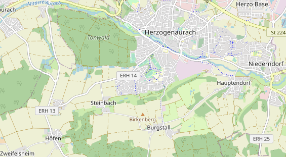 Wanderhotel auf Karte