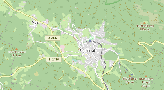 Wanderhotel auf Karte