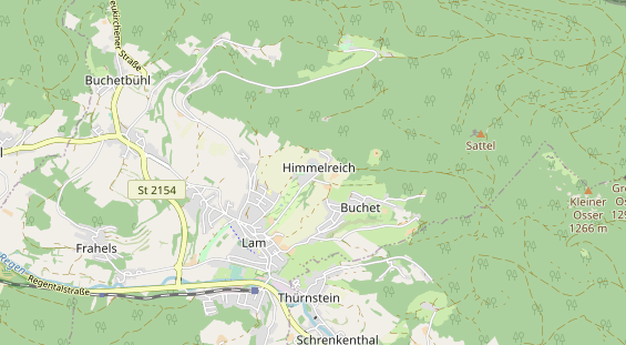 Wanderhotel auf Karte