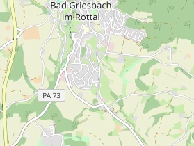 Wanderhotel auf Karte