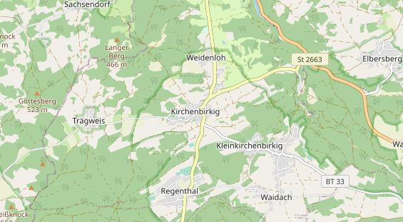 Wanderhotel auf Karte