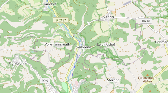 Wanderhotel auf Karte