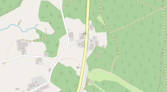 Wanderhotel auf Karte