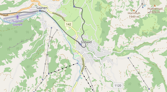 Wanderhotel auf Karte