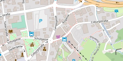 Wanderhotel auf Satellitenbild