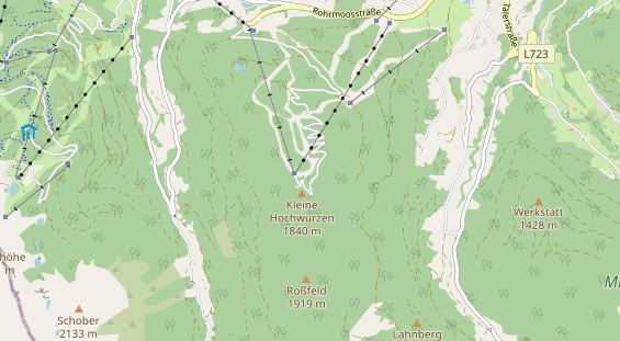 Wanderhotel auf Karte