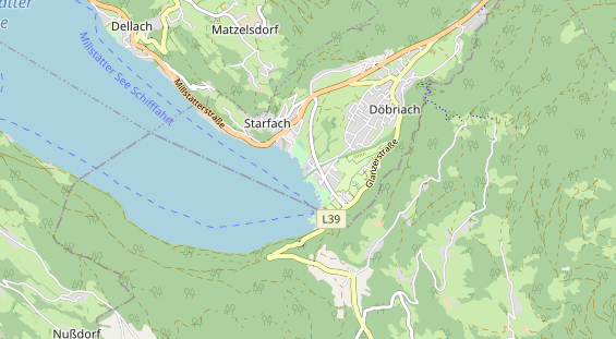 Wanderhotel auf Karte