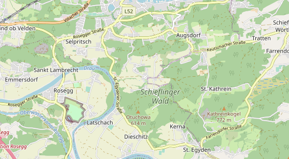 Wanderhotel auf Karte