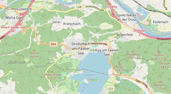 Wanderhotel auf Karte