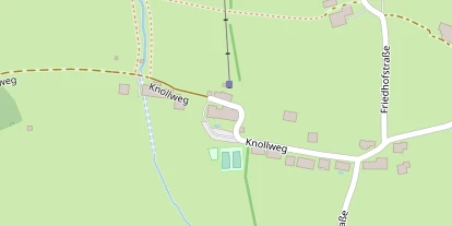 Wanderhotel auf Satellitenbild