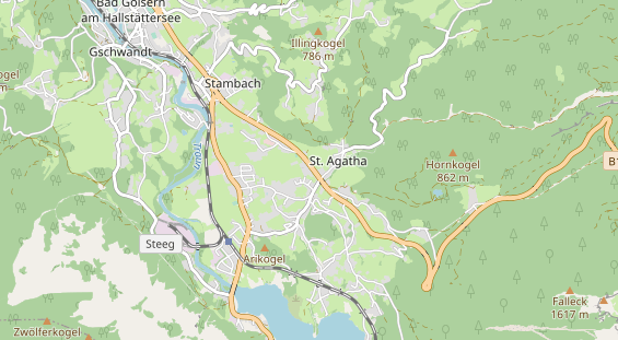 Wanderhotel auf Karte