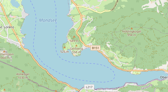 Wanderhotel auf Karte