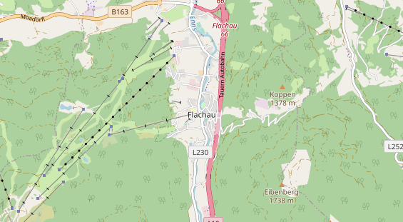 Wanderhotel auf Karte