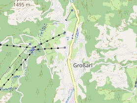 Wanderhotel auf Karte