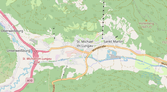 Wanderhotel auf Karte