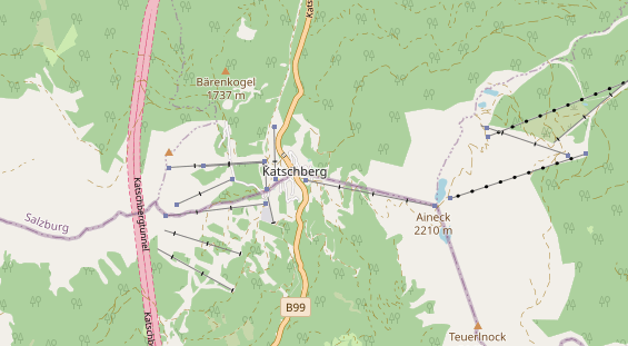 Wanderhotel auf Karte