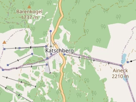 Wanderhotel auf Karte