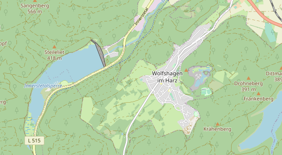 Wanderhotel auf Karte