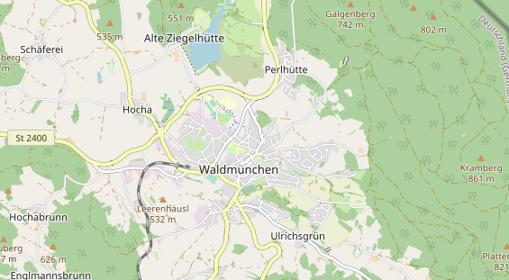 Wanderhotel auf Karte