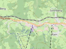Wanderhotel auf Karte