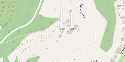 Wanderhotel auf Satellitenbild