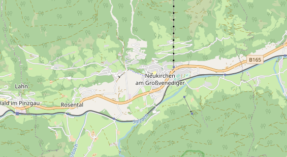 Wanderhotel auf Karte