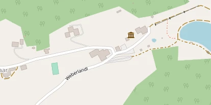 Wanderhotel auf Satellitenbild