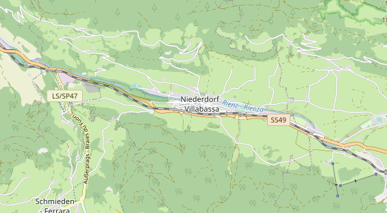 Wanderhotel auf Karte