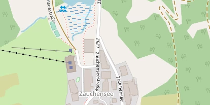 Wanderhotel auf Satellitenbild