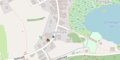 Wanderhotel auf Satellitenbild