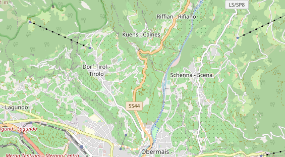 Wanderhotel auf Karte