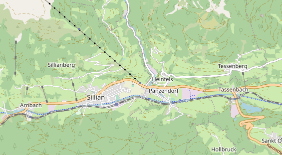 Wanderhotel auf Karte