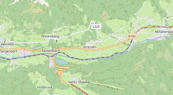 Wanderhotel auf Karte