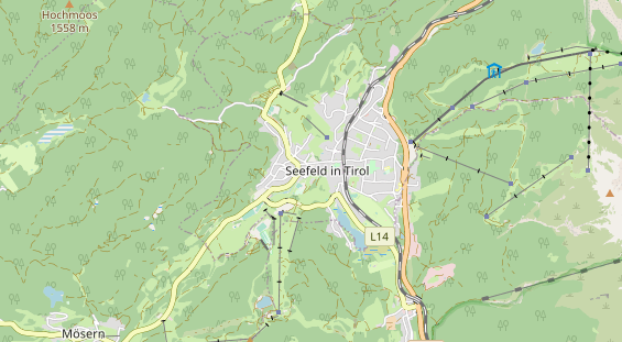 Wanderhotel auf Karte